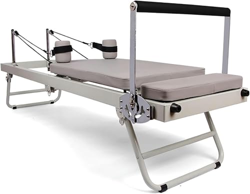 Foldable Pilates Reformer Machine for Home Gym 440 lb Capacity