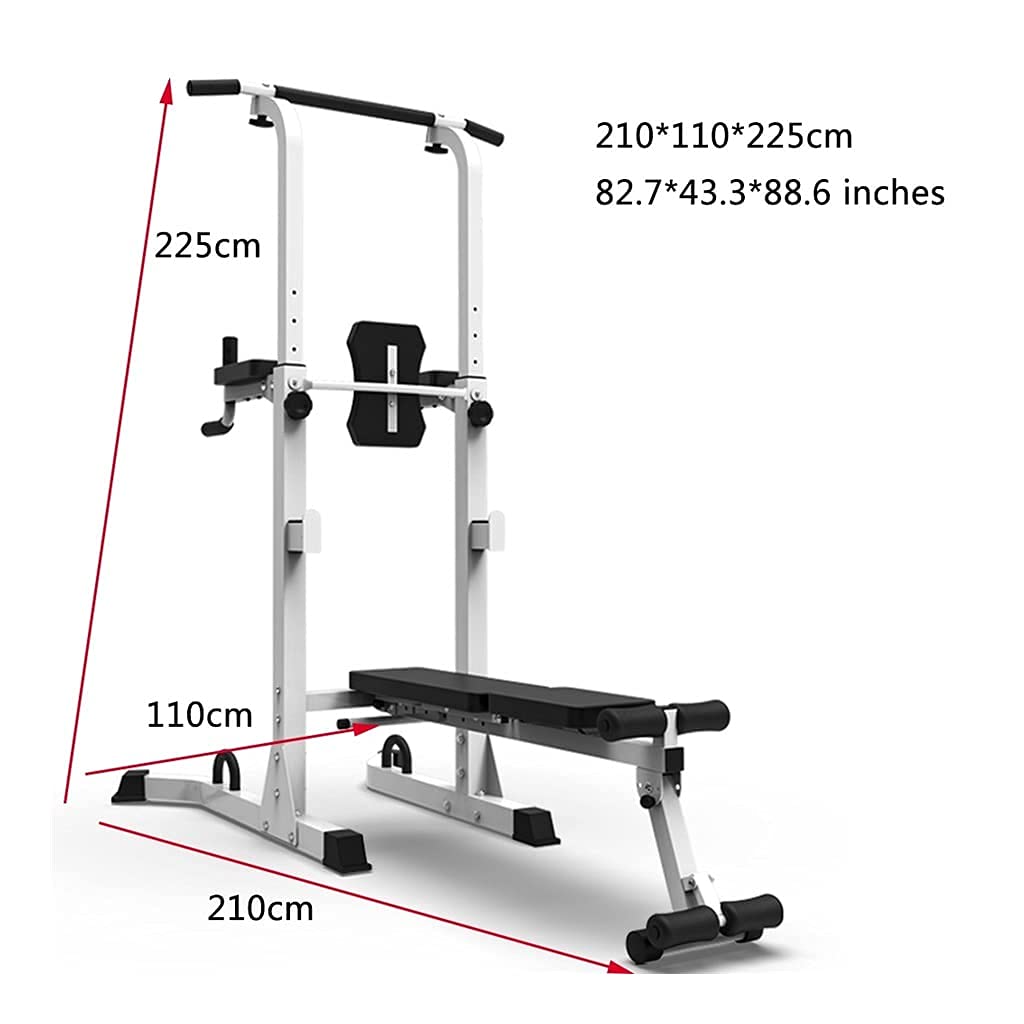 Multi-Function Home Gym Power Tower with Weight Bench