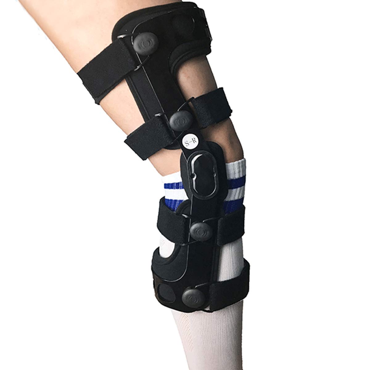 Adjustable Hinged Knee ROM Brace for ACL Recovery and Joint Support