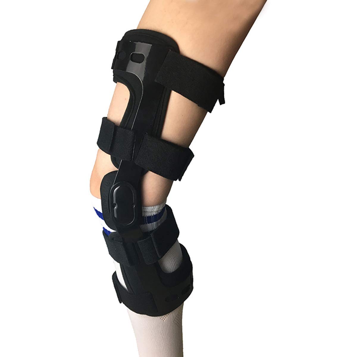 Adjustable Hinged Knee ROM Brace for ACL Recovery and Joint Support