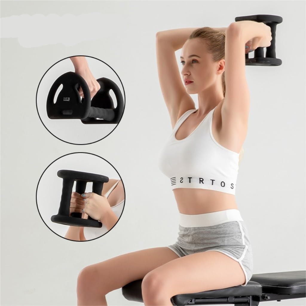 Iron Dumbbell and Kettlebell Set for Home Strength Training