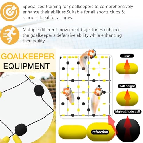 Adjustable Goalkeeper Reflex and Agility Training Mat