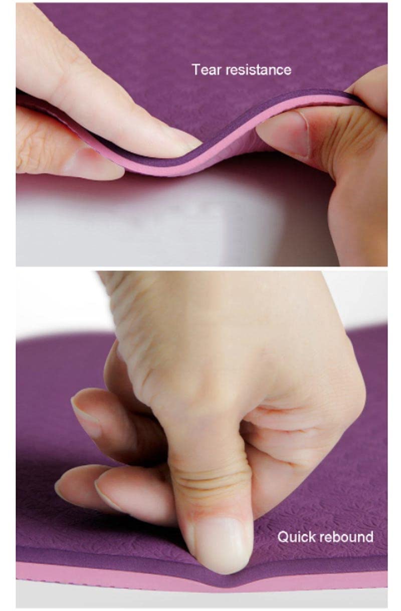 TPE Non-Slip Yoga Mat for Home Gym and Pilates