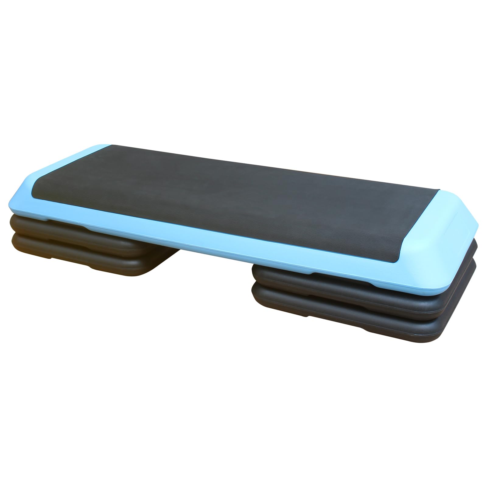 Adjustable Aerobic Step Platform with Risers for Home Gym