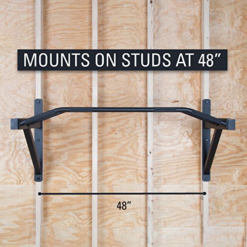 Wall Mounted Multi-Grip Pull Up Bar