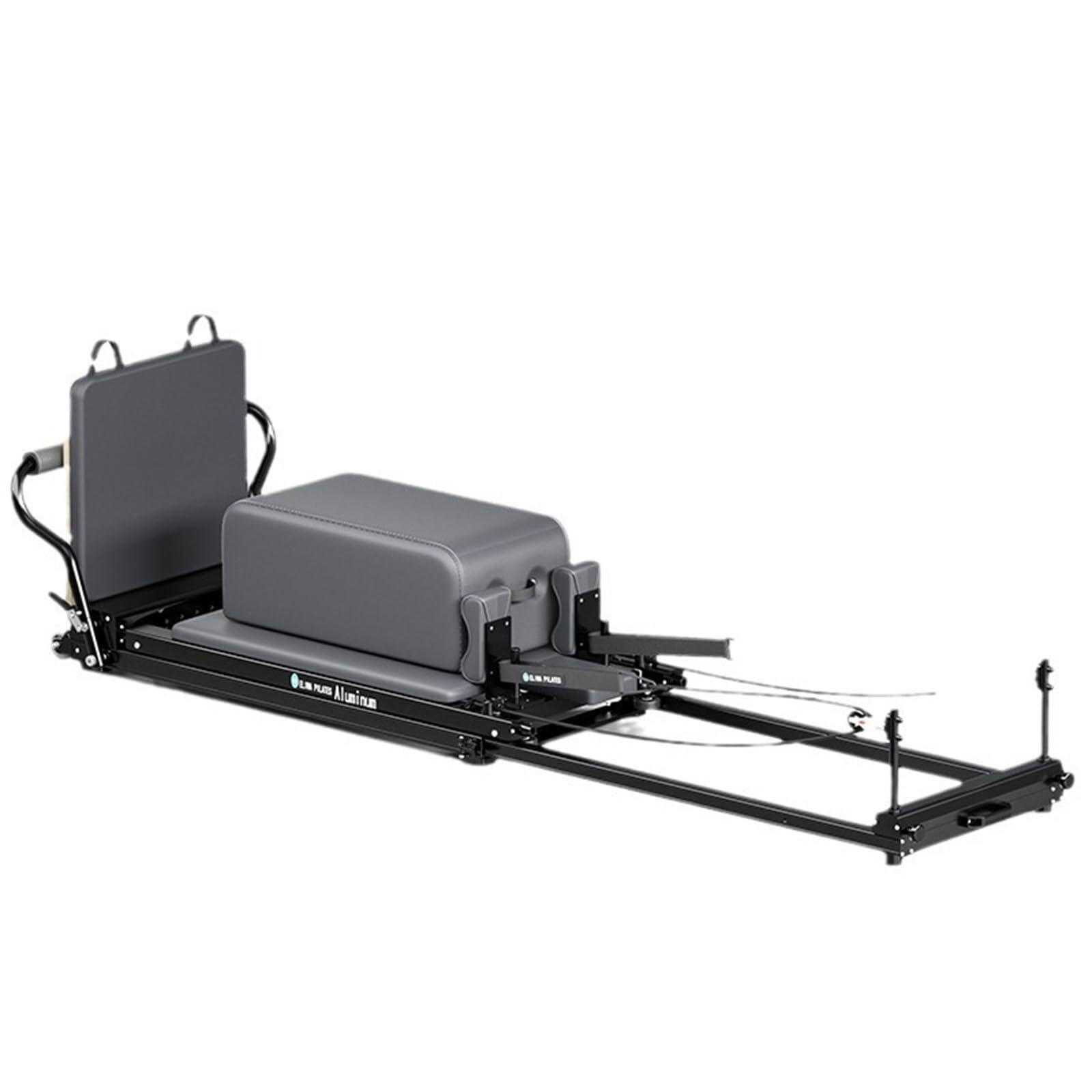 Portable Foldable Pilates Reformer with Adjustable Resistance