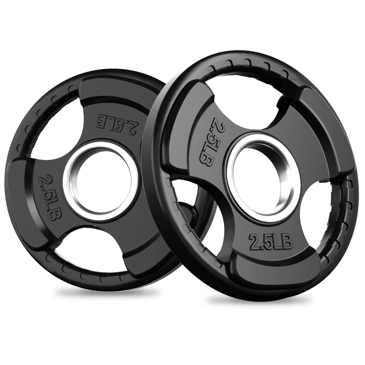 Olympic Rubber Grip Weight Plates for Barbell