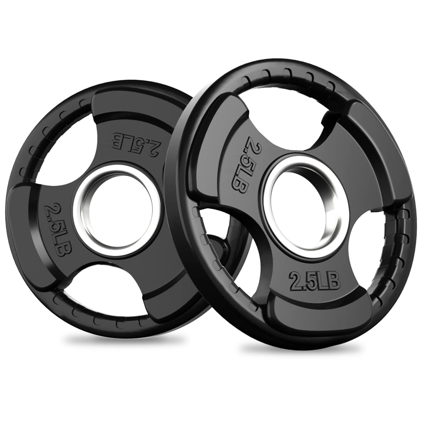 Olympic Rubber Grip Weight Plates for Barbell