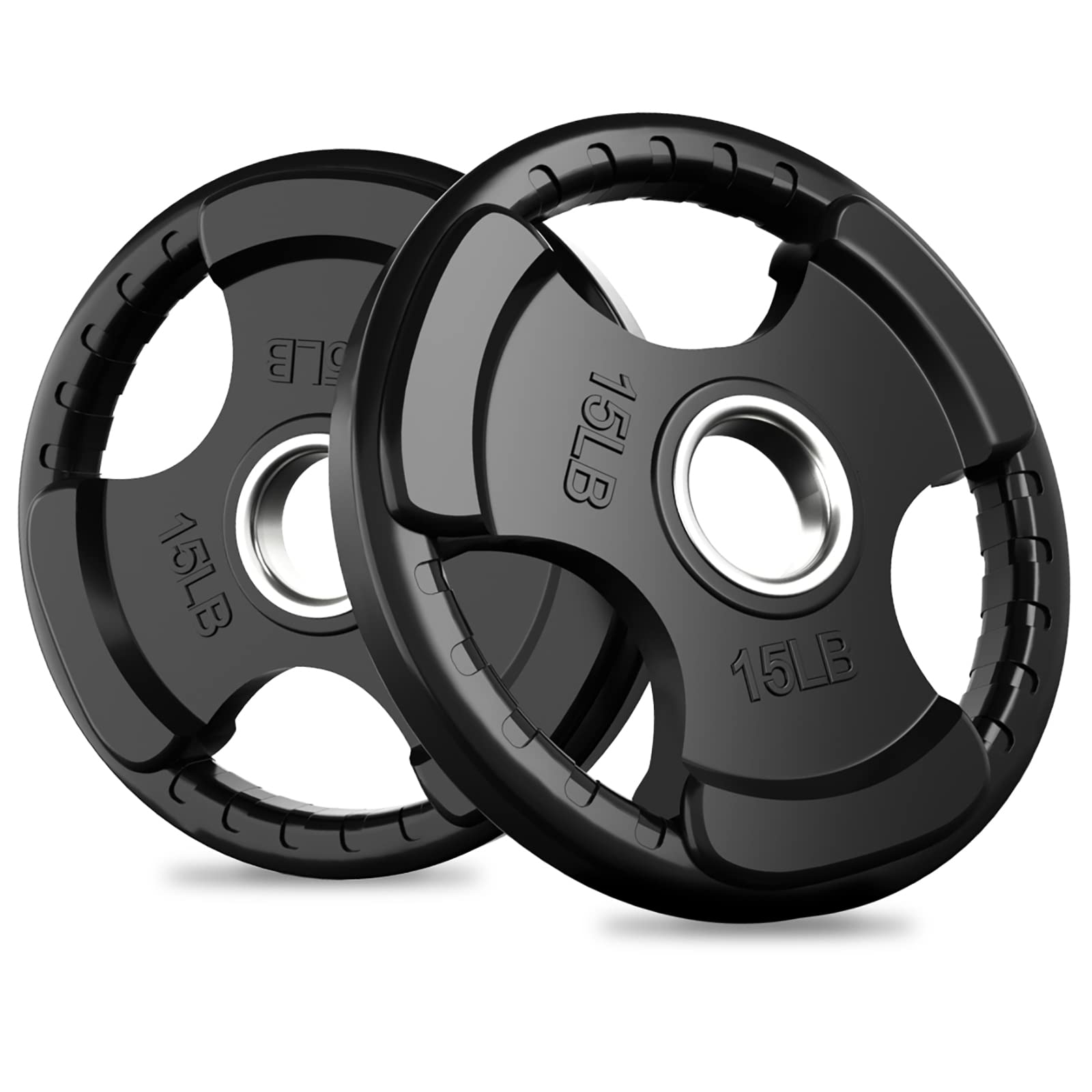 Olympic Rubber Grip Weight Plates for Barbell