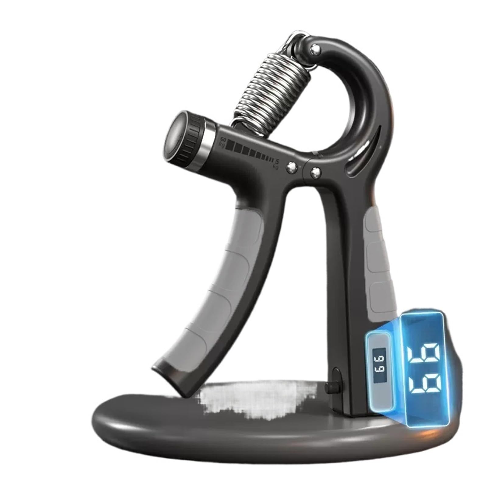 Adjustable Hand Grip Strength Trainer with Heavy-Duty Spring