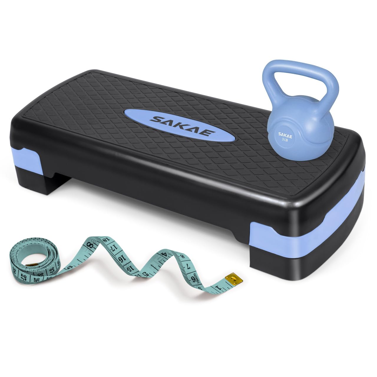 Adjustable Aerobic Step Platform Fitness Set with Accessories
