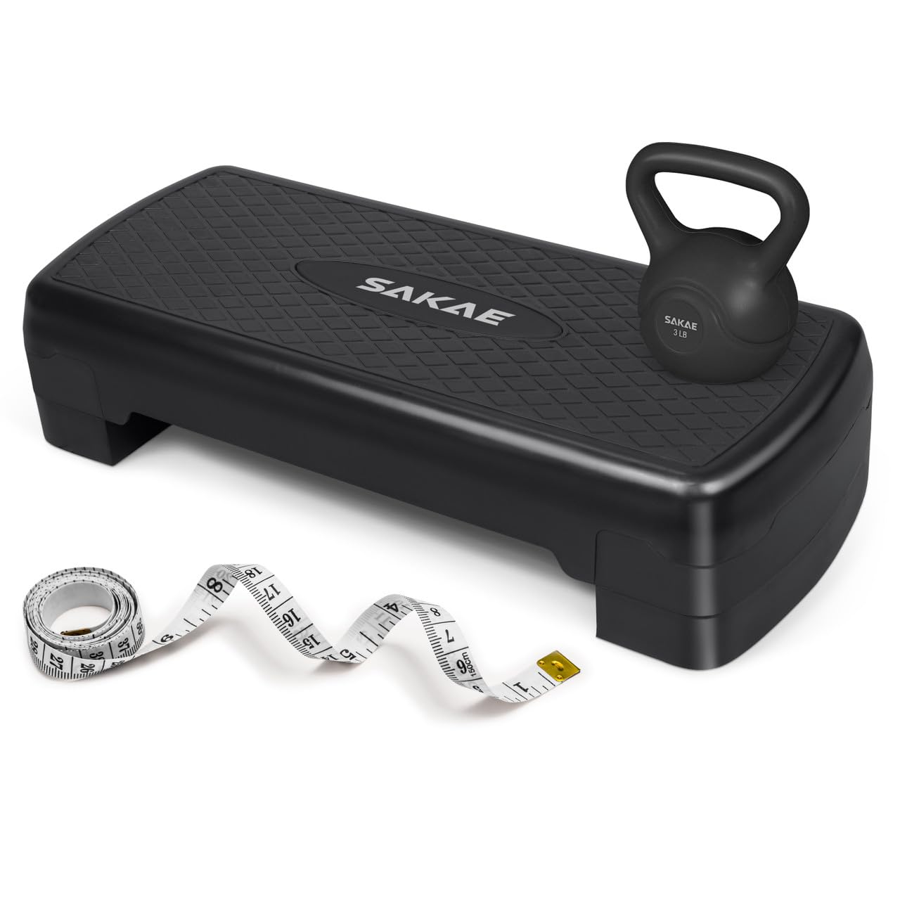 Adjustable Aerobic Step Platform Fitness Set with Accessories