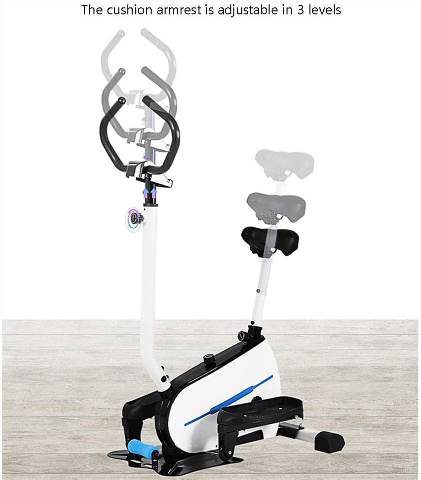 Magnetic Elliptical Trainer with Stepless Resistance and Tablet Holder