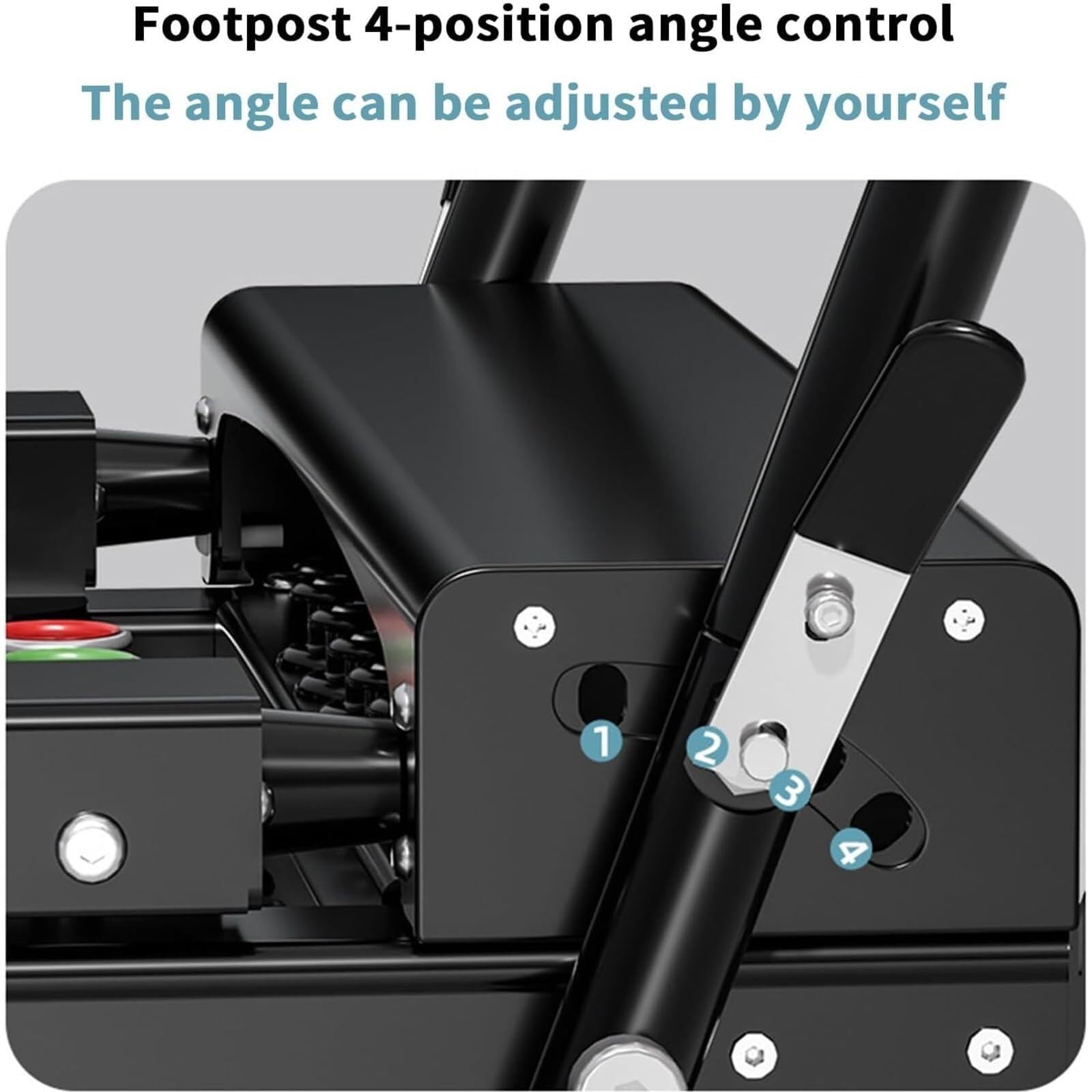 Portable Foldable Pilates Reformer with Adjustable Resistance