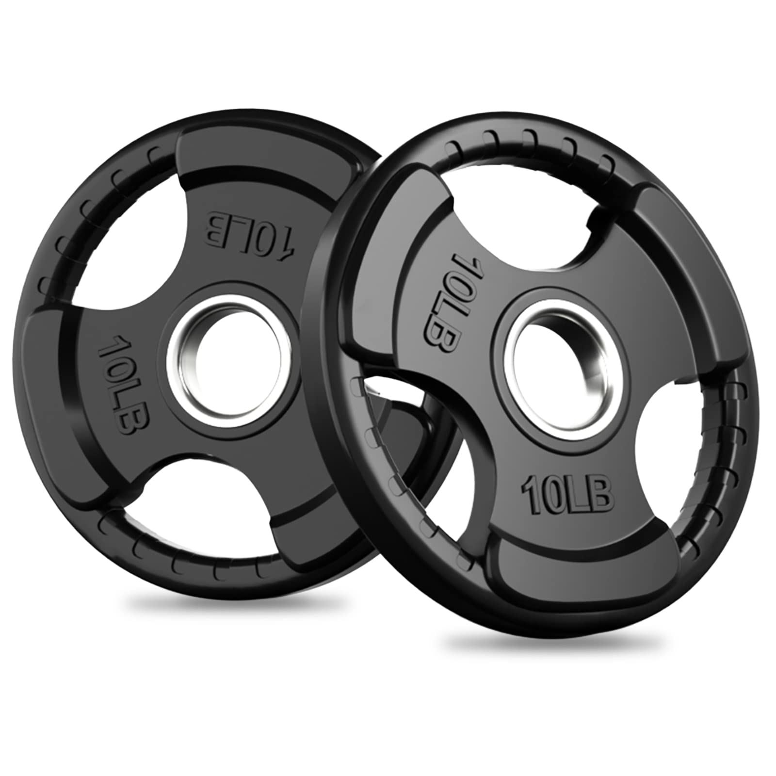 Olympic Rubber Grip Weight Plates for Barbell