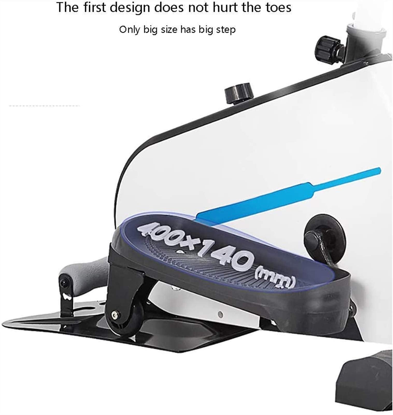 Magnetic Elliptical Trainer with Stepless Resistance and Tablet Holder