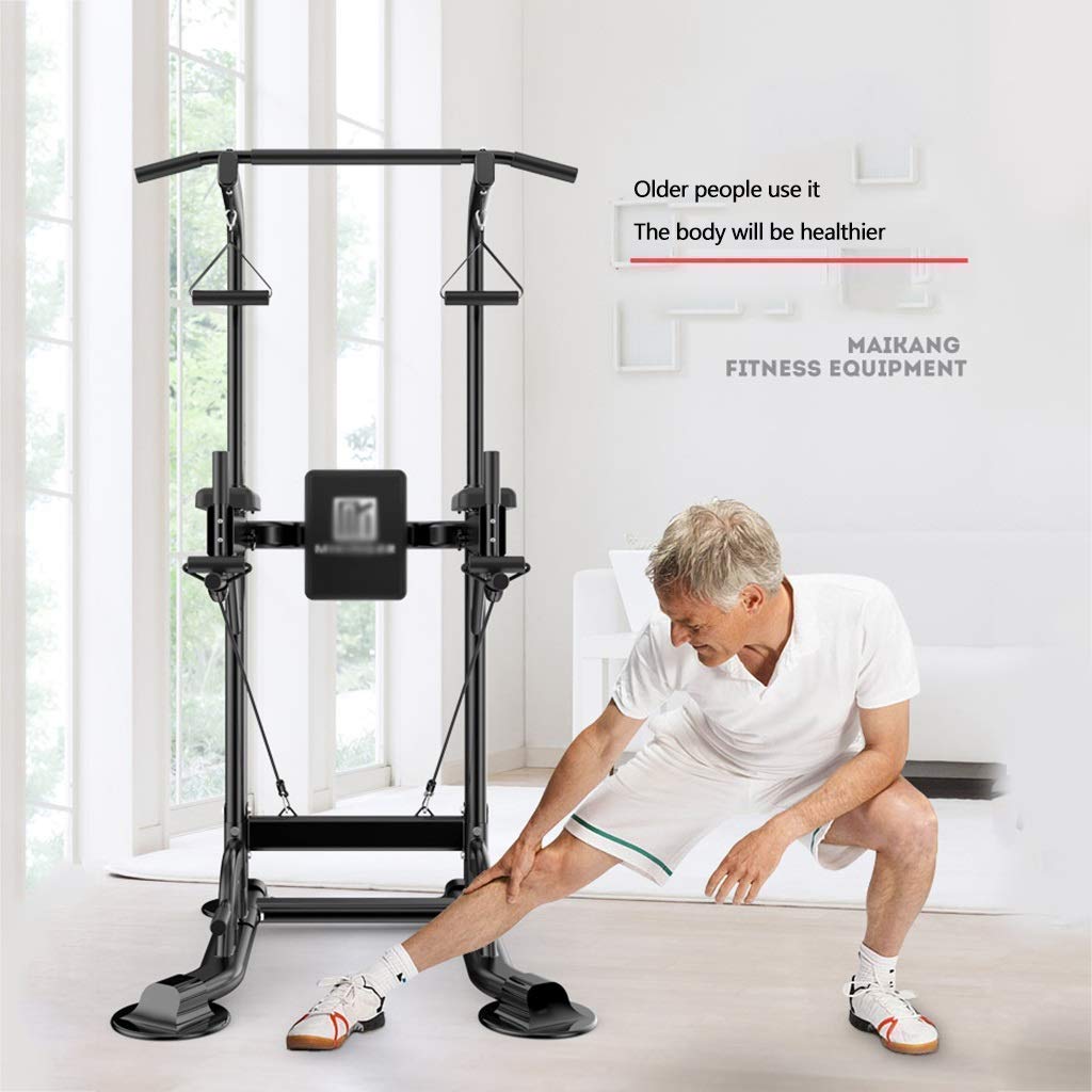 Multi-Function Pull Up and Squat Rack with Parallel Bars, 300 kg Capacity