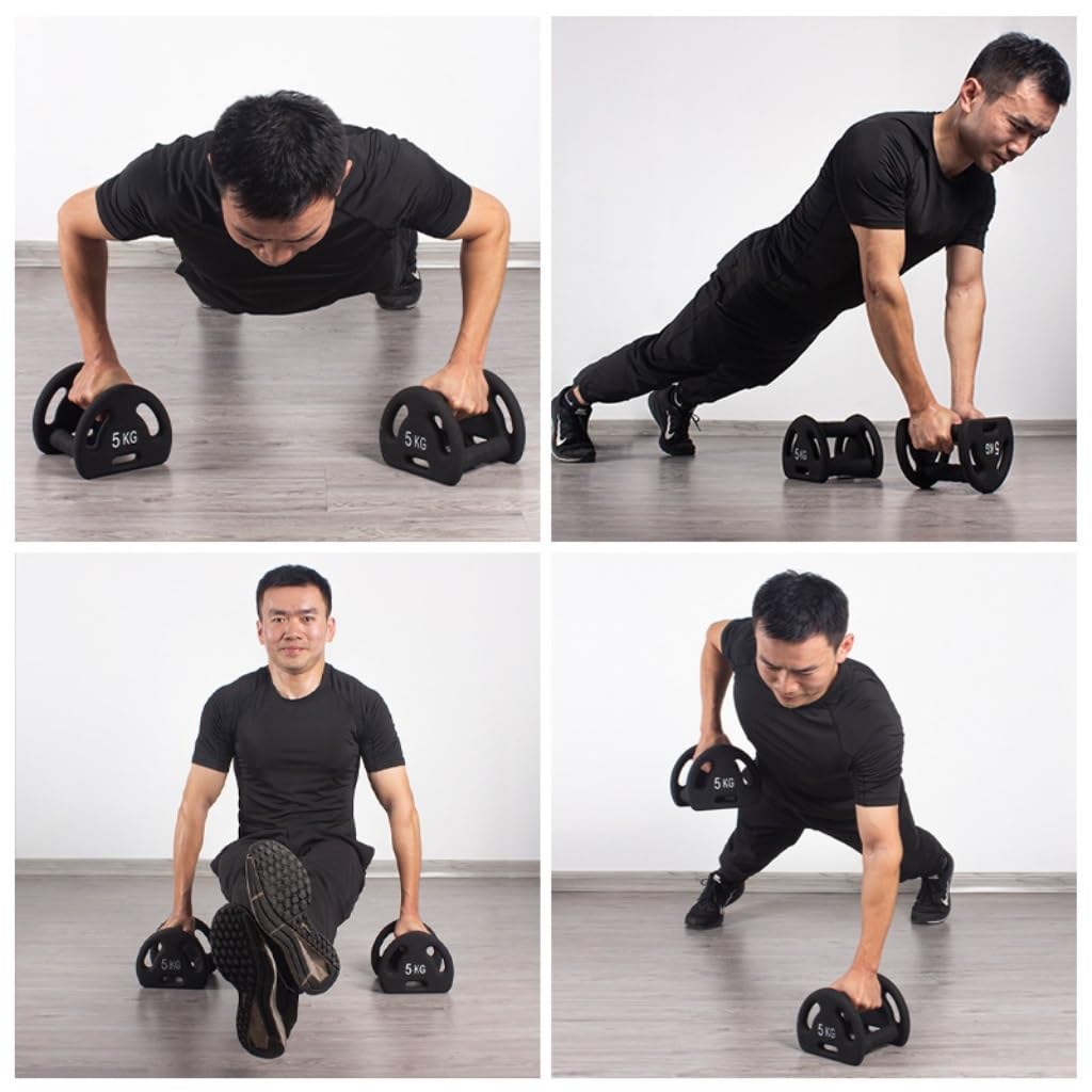 Iron Dumbbell and Kettlebell Set for Home Strength Training