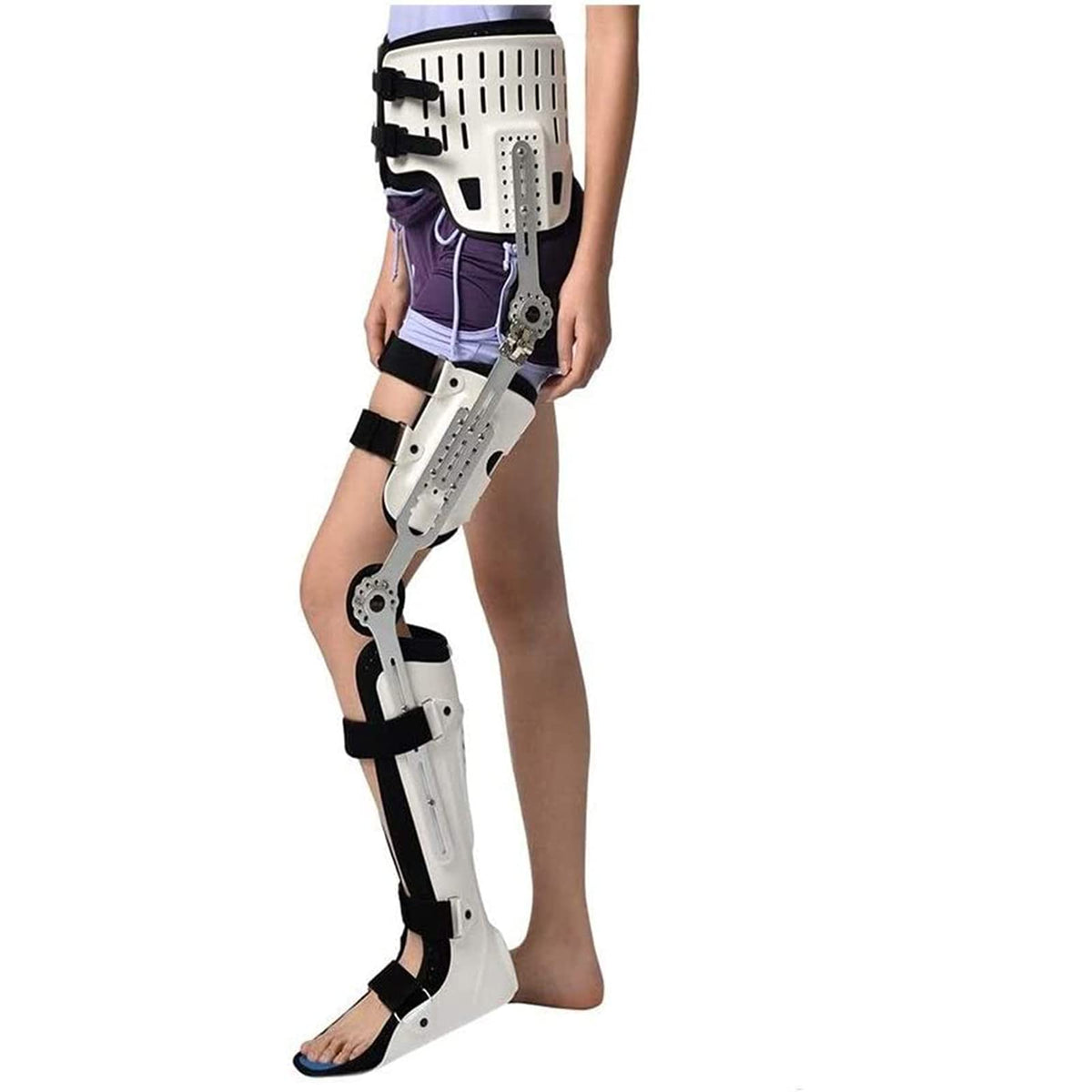 Adjustable Hinged Knee Brace for ACL and Meniscus Support