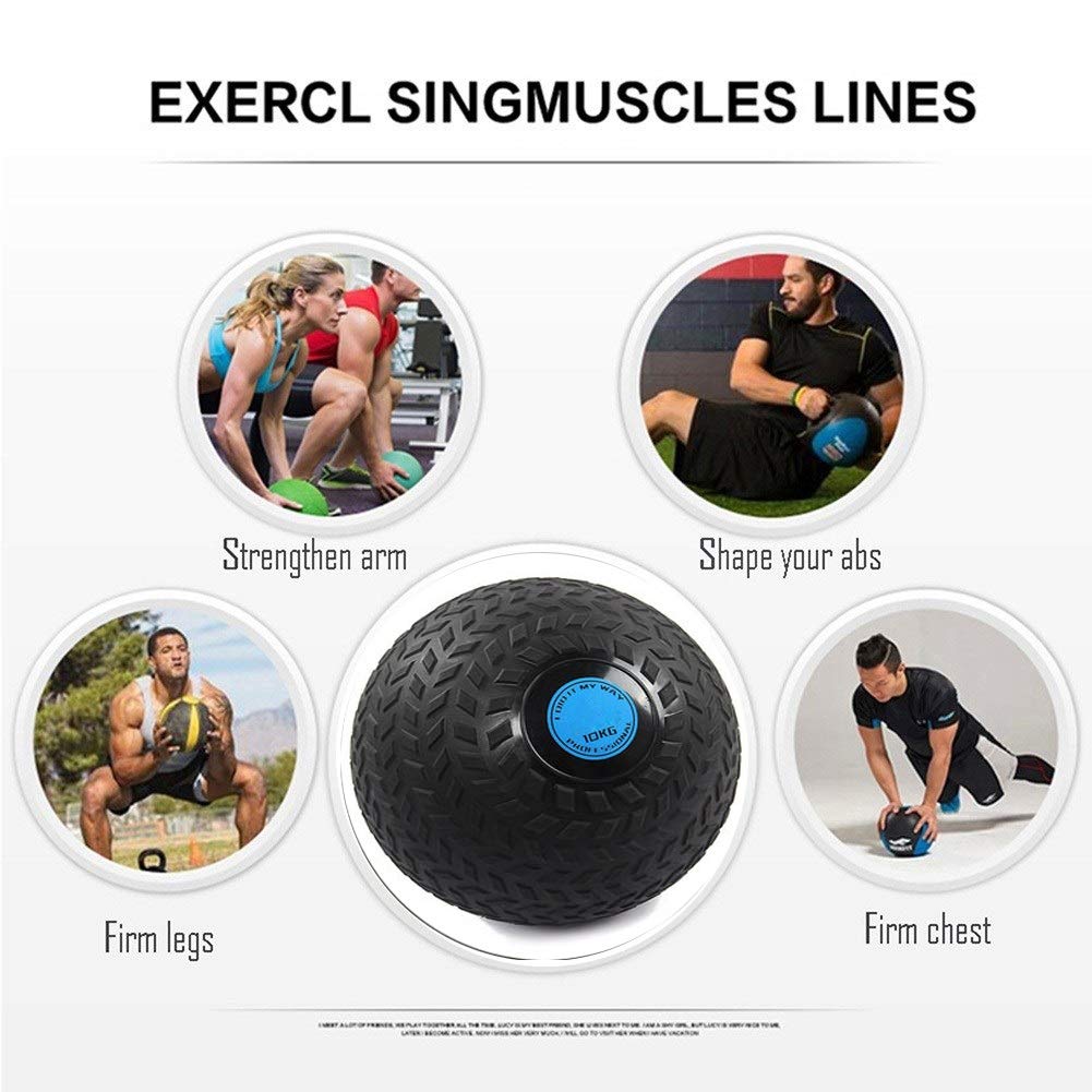 PVC Slam Ball with Anti-Slip Grip 8kg