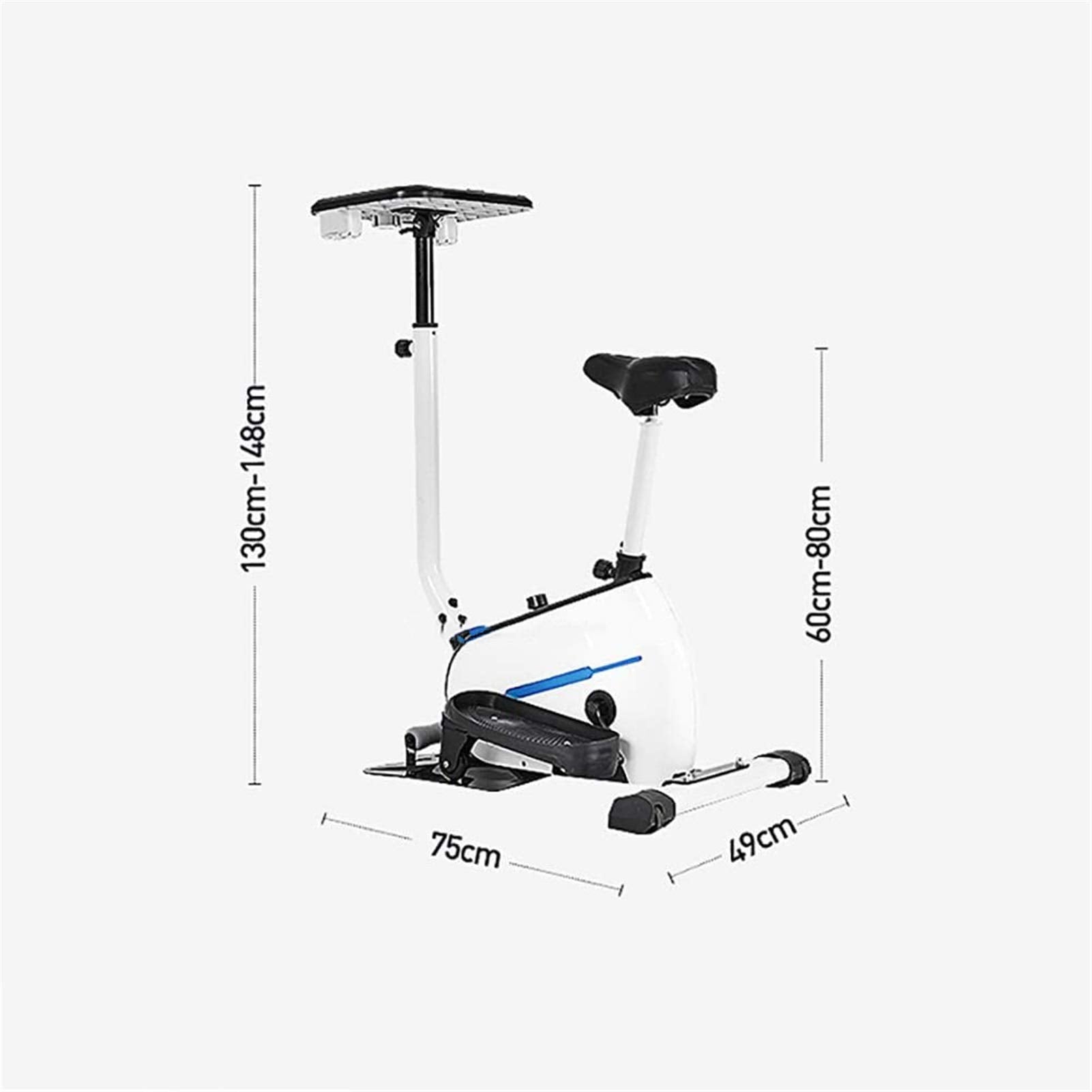 Magnetic Elliptical Trainer with Stepless Resistance and Tablet Holder