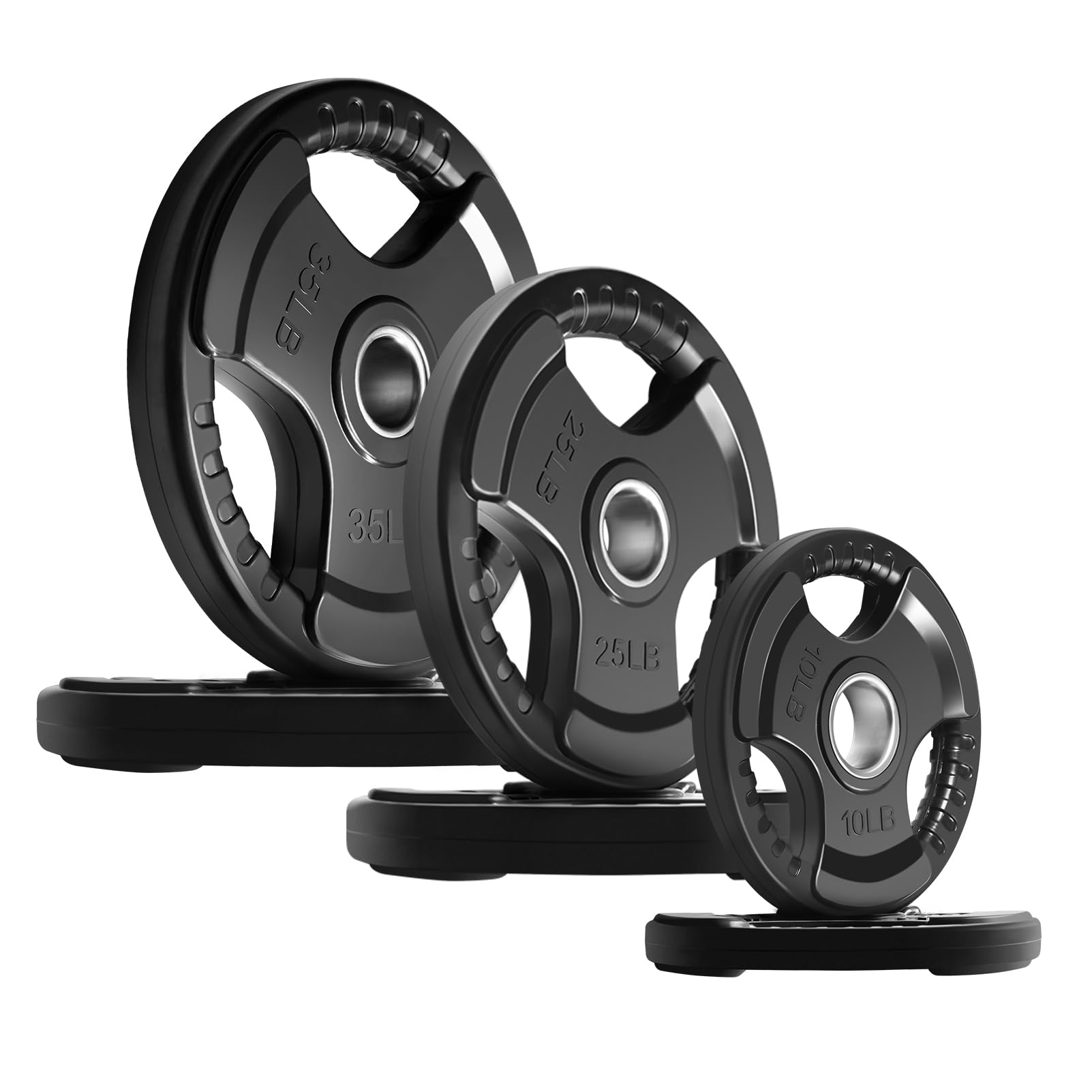 Olympic Rubber Grip Weight Plates for Barbell