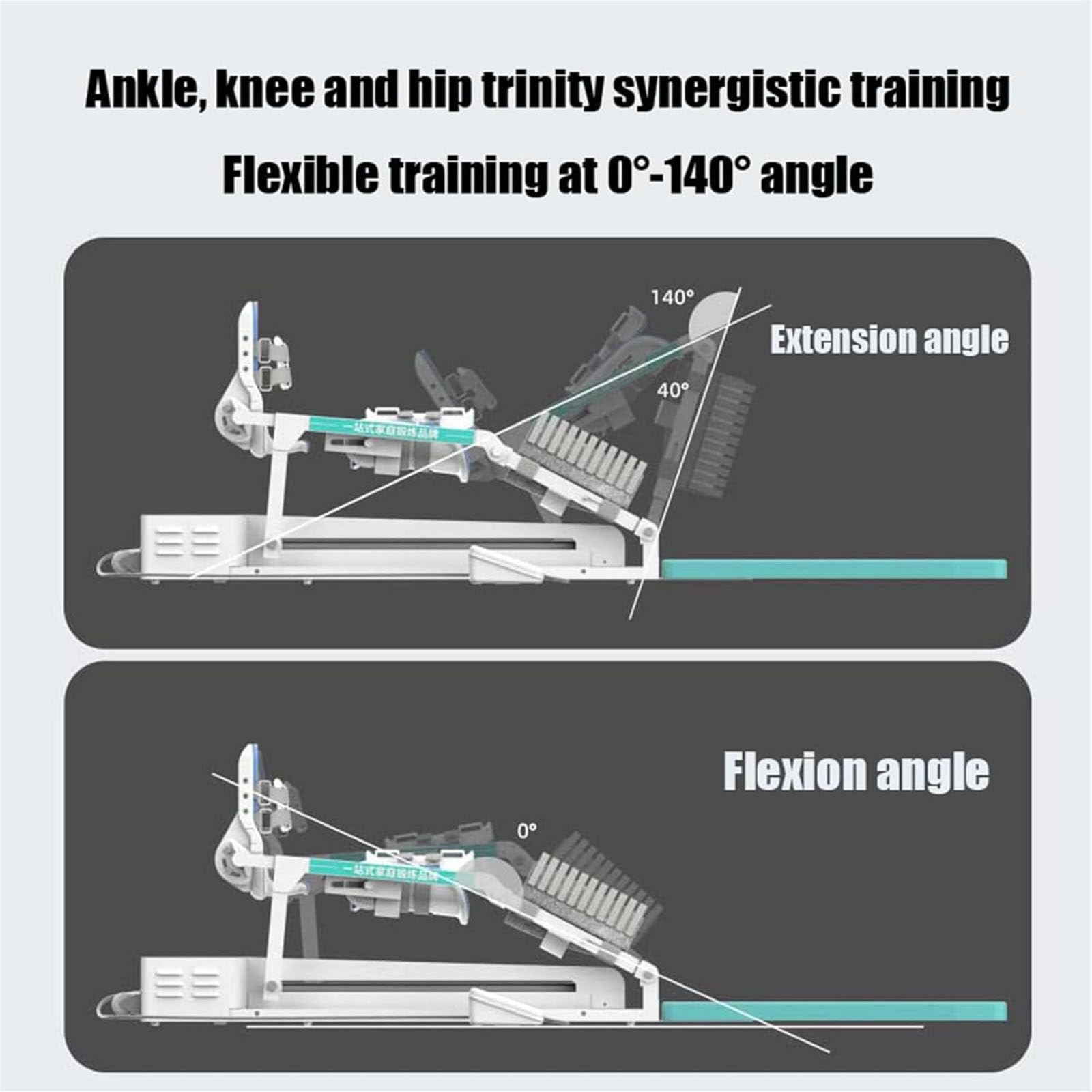 Adjustable Knee and Leg Stretching Trainer for Rehabilitation