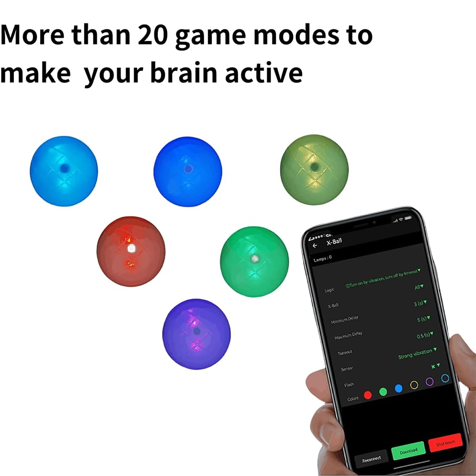 Smart Reaction Ball with App Control for Agility Training