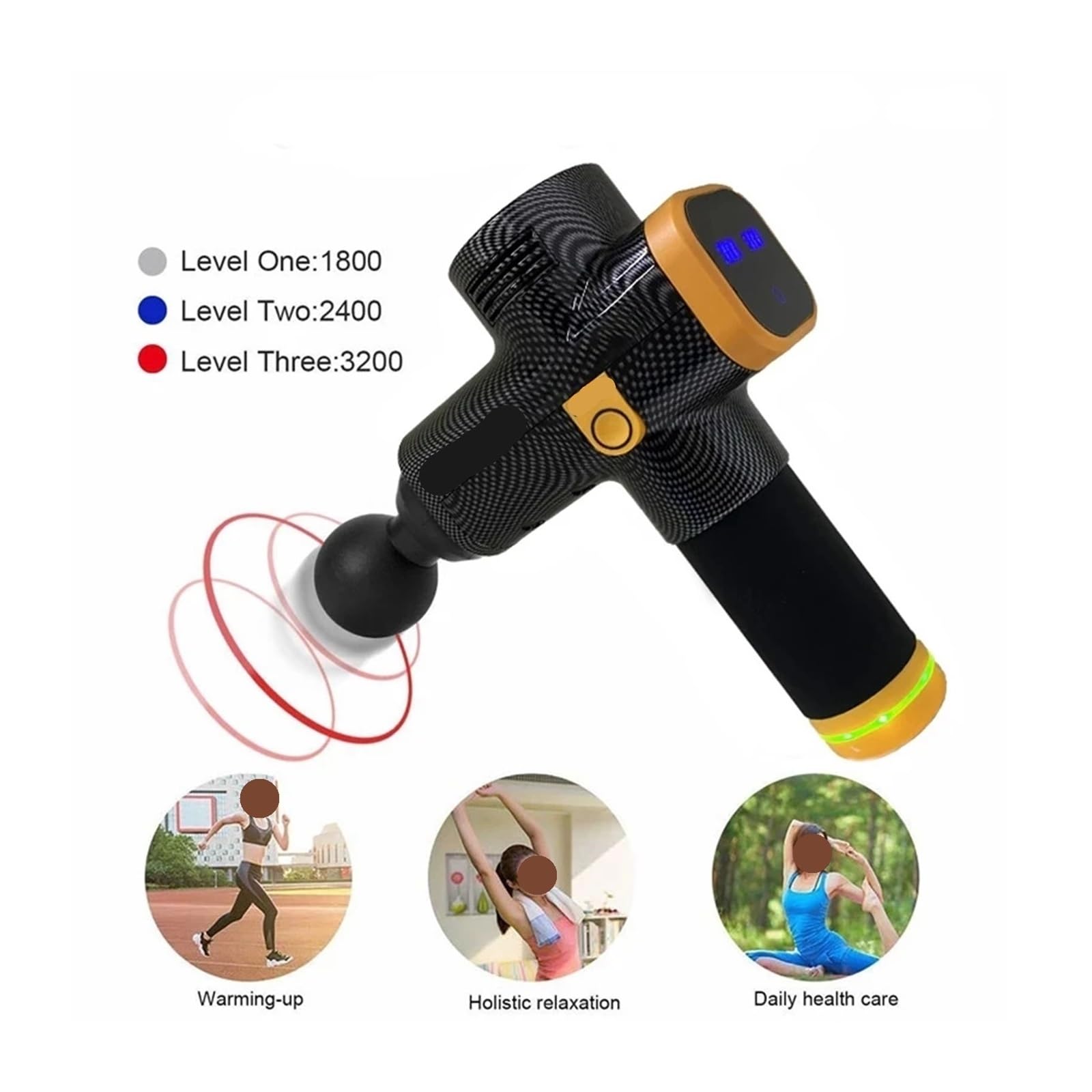 Deep Tissue Massage Gun for Muscle Recovery and Pain Relief