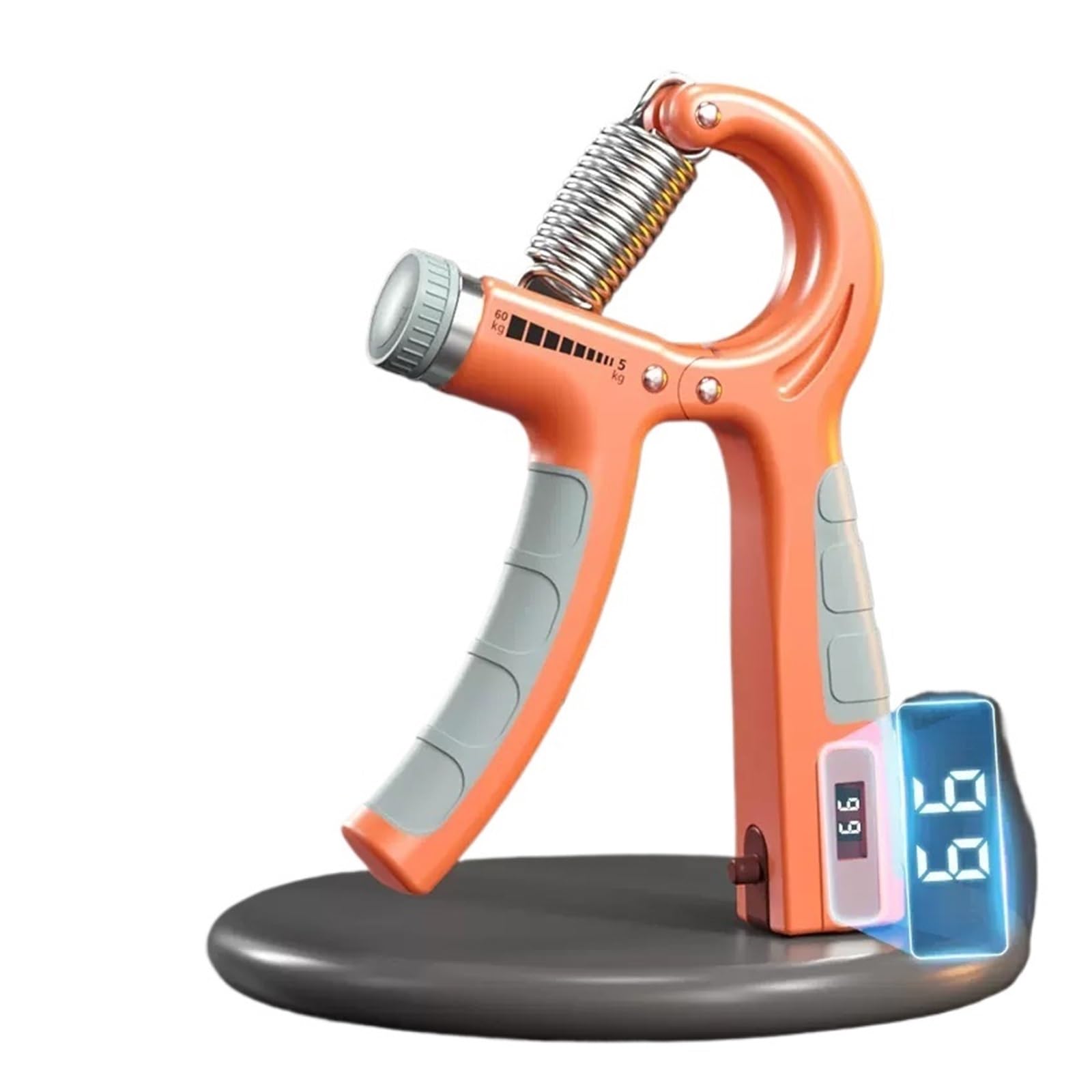 Adjustable Hand Grip Strength Trainer with Heavy-Duty Spring