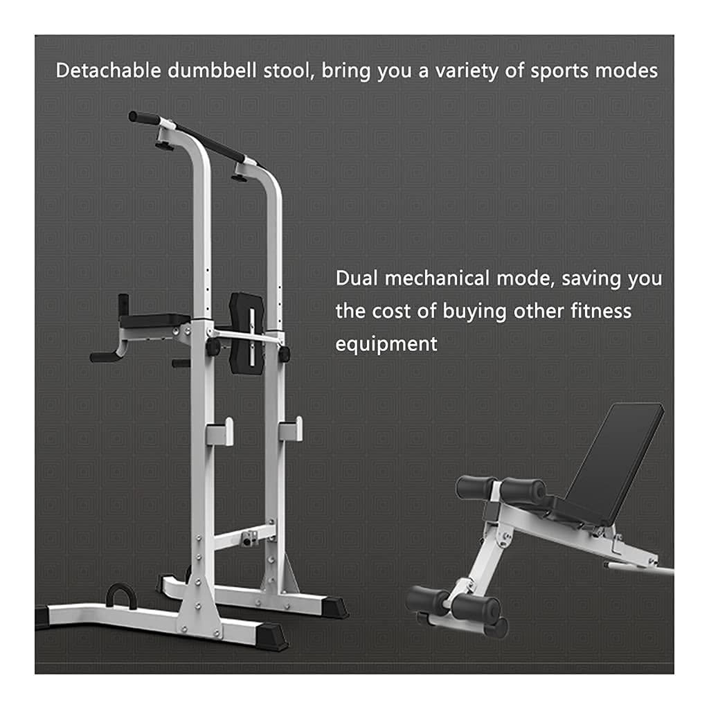Multi-Function Home Gym Power Tower with Weight Bench