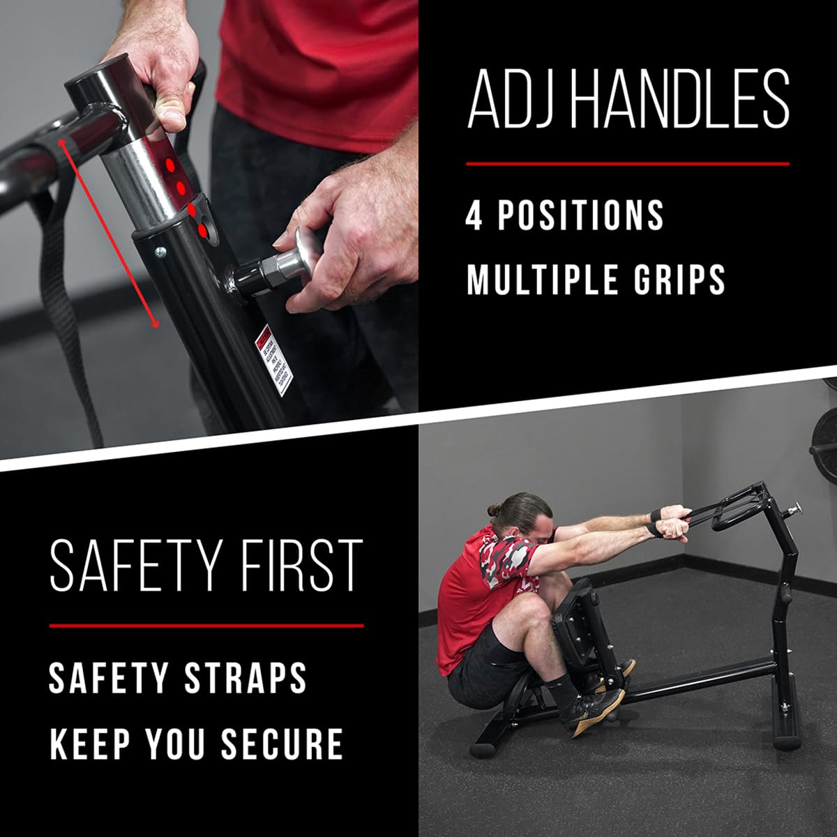 Back and Leg Stretching Machine for Home Gym with Straps