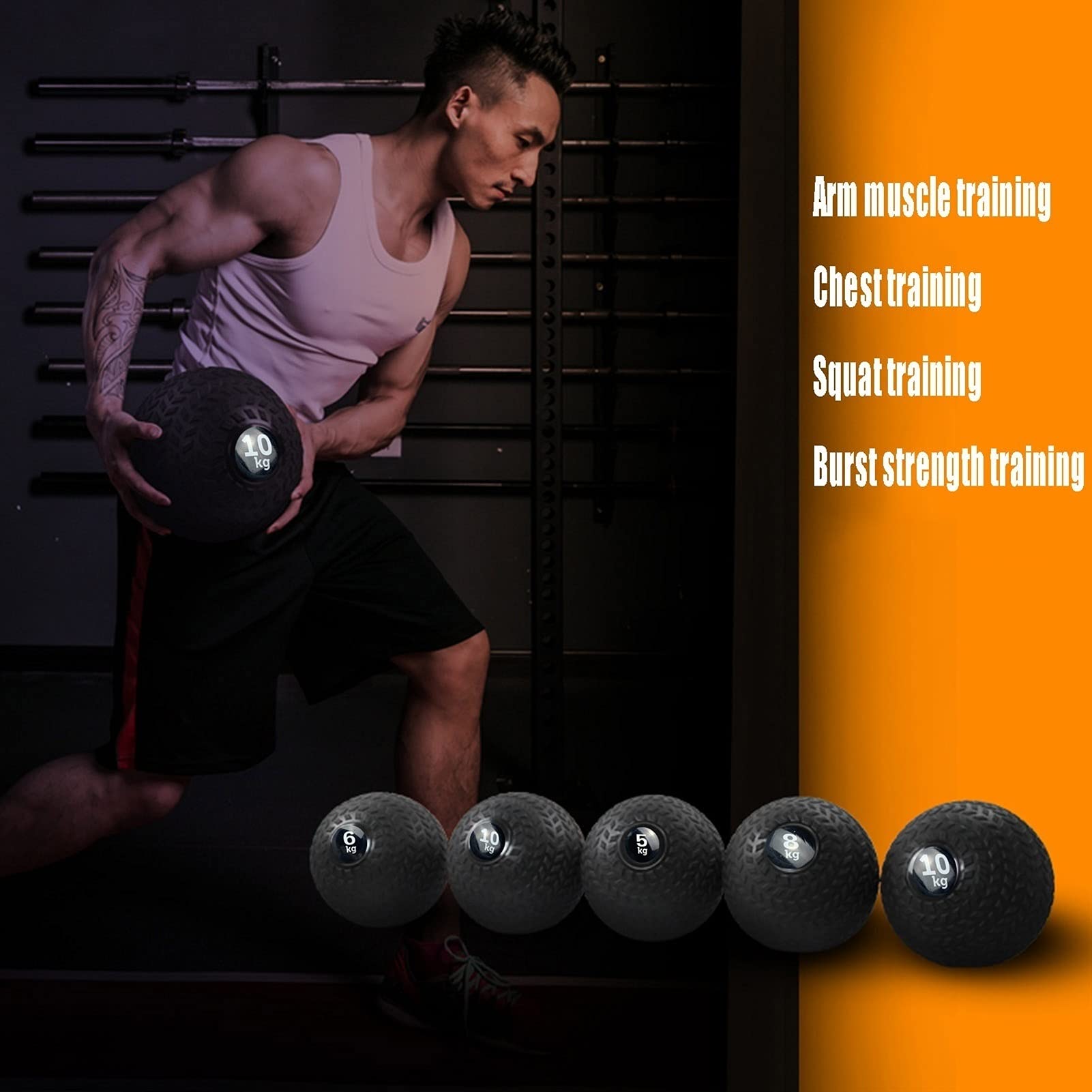 Textured Slam Ball for Strength and Cross Training 2kg