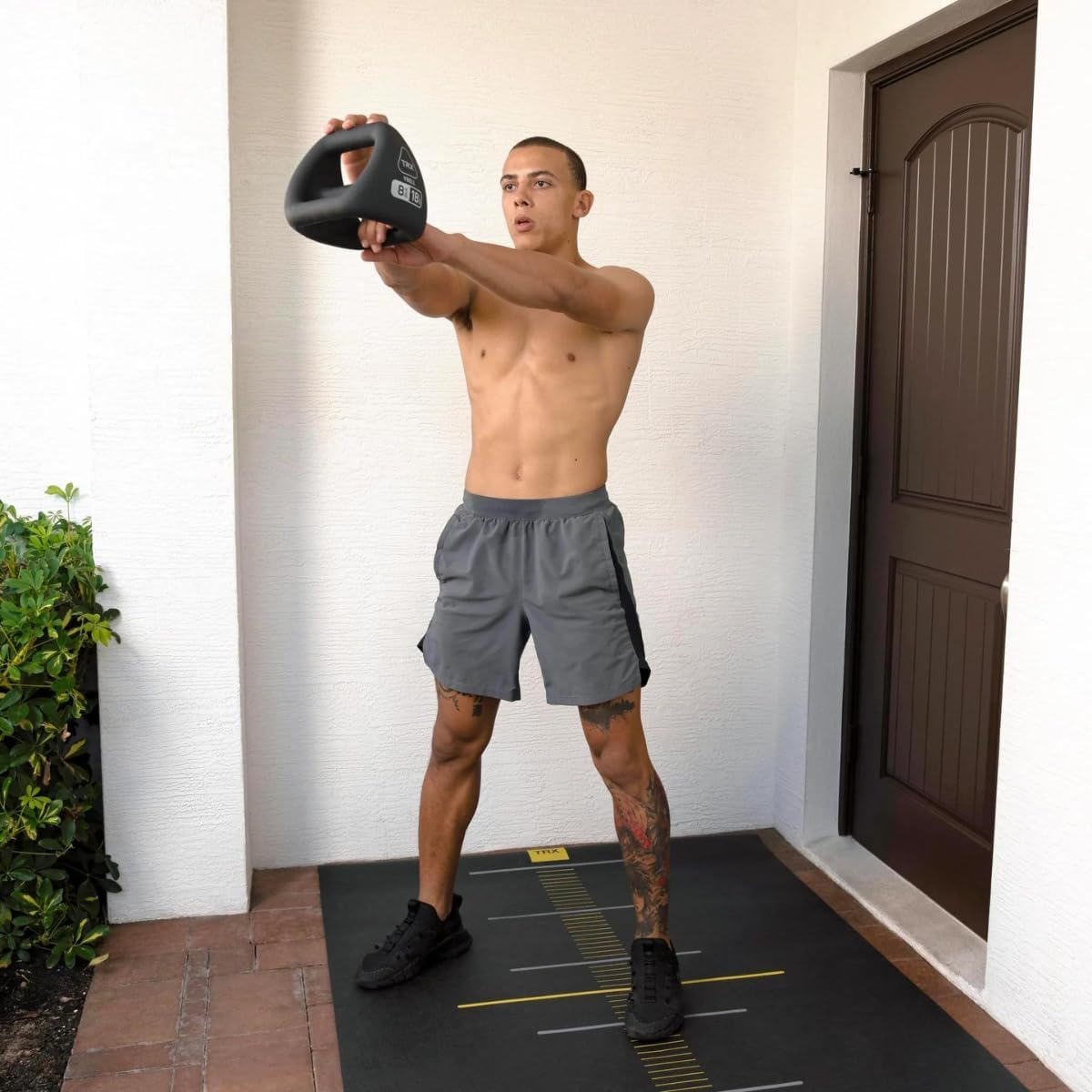 3-in-1 Dumbbell Kettlebell Push Up Stand Set, 18-Piece