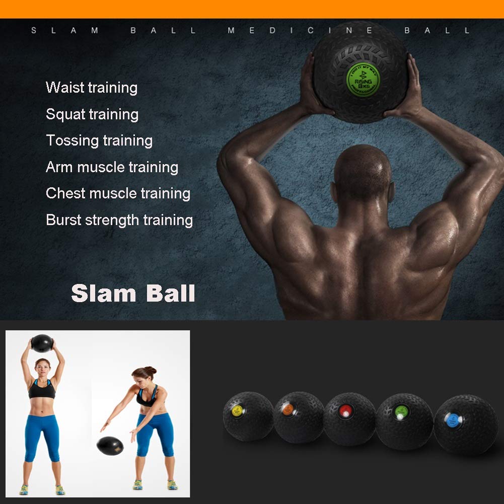 PVC Slam Ball with Anti-Slip Grip 8kg