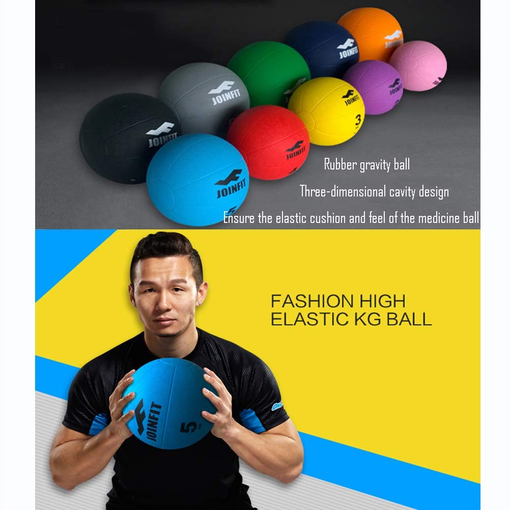 Hollow Rubber Medicine Ball for Strength Training 9kg