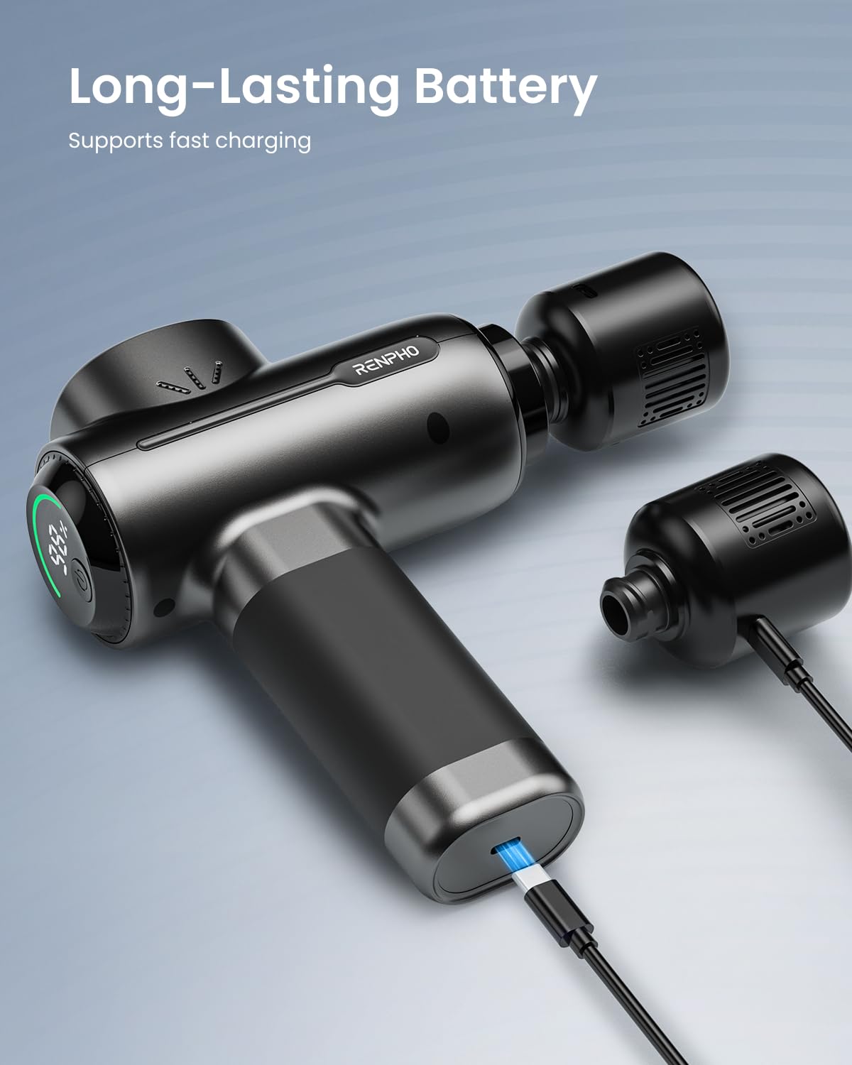 Portable Deep Tissue Massage Gun with Carry Case