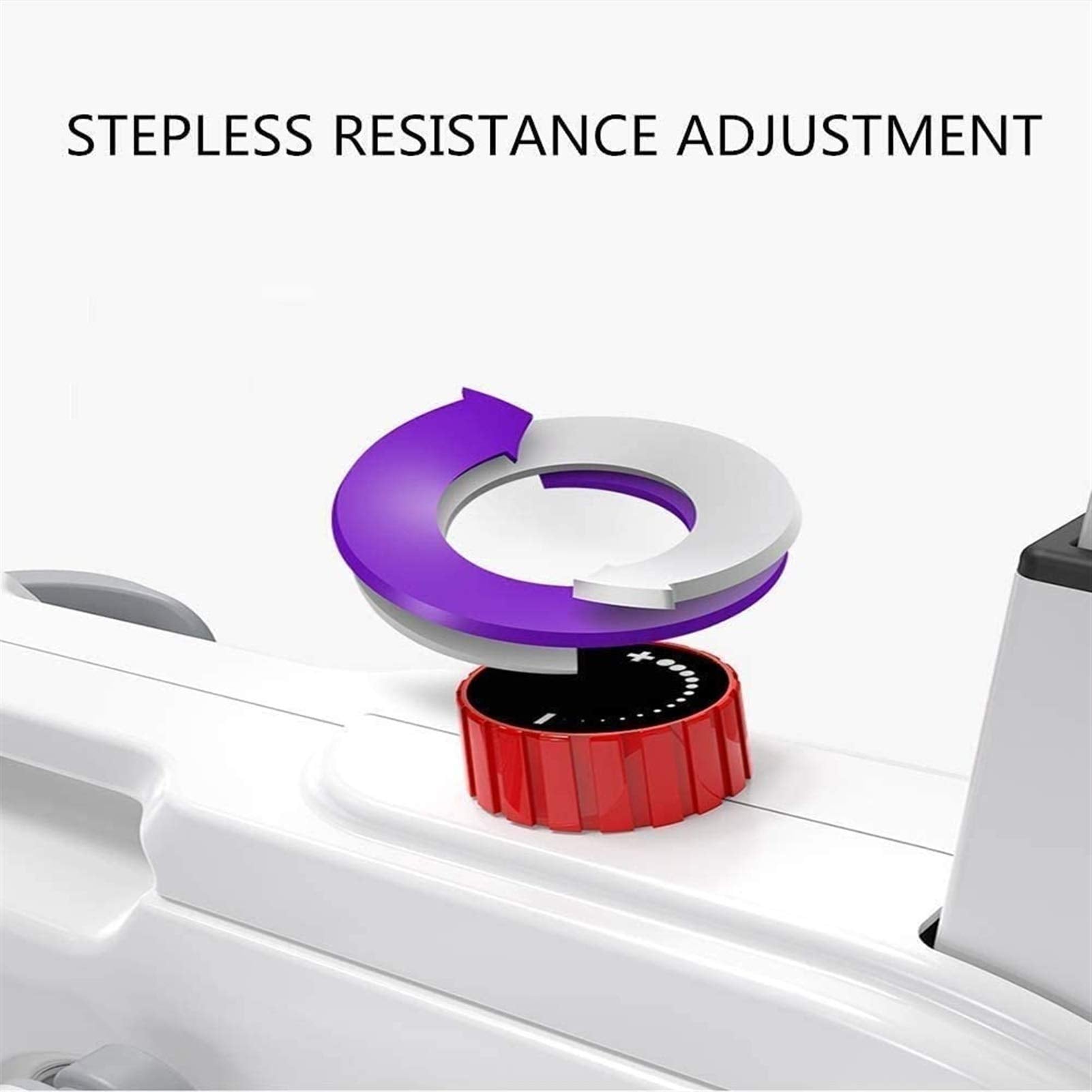 Magnetic Elliptical Trainer with Stepless Resistance Flywheel