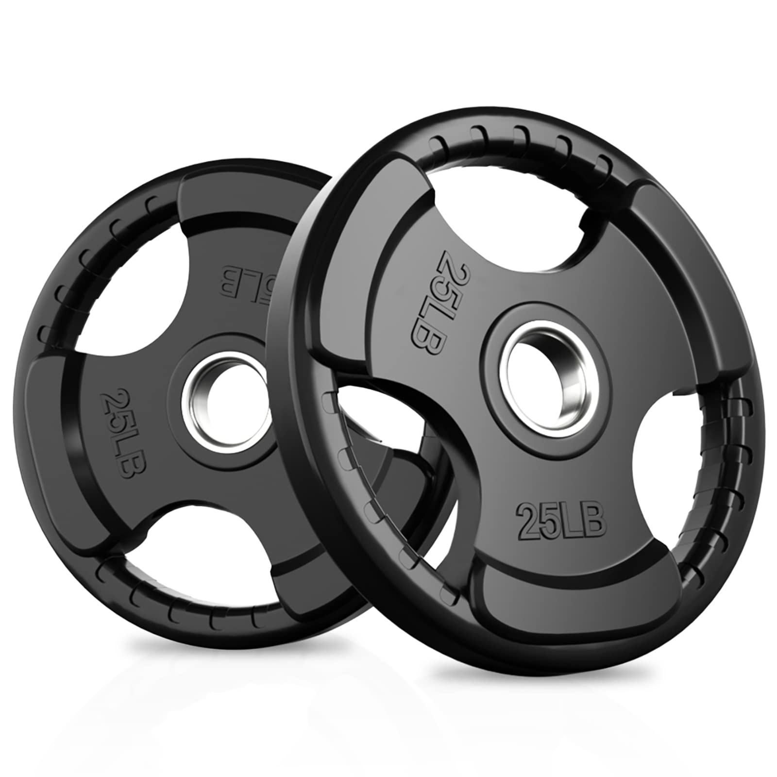 Olympic Rubber Grip Weight Plates for Barbell
