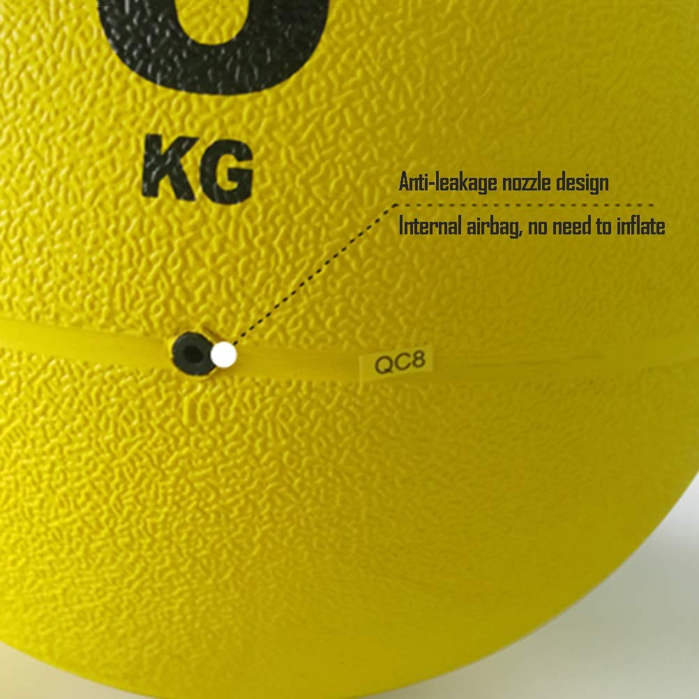 Hollow Rubber Medicine Ball for Strength Training 9kg