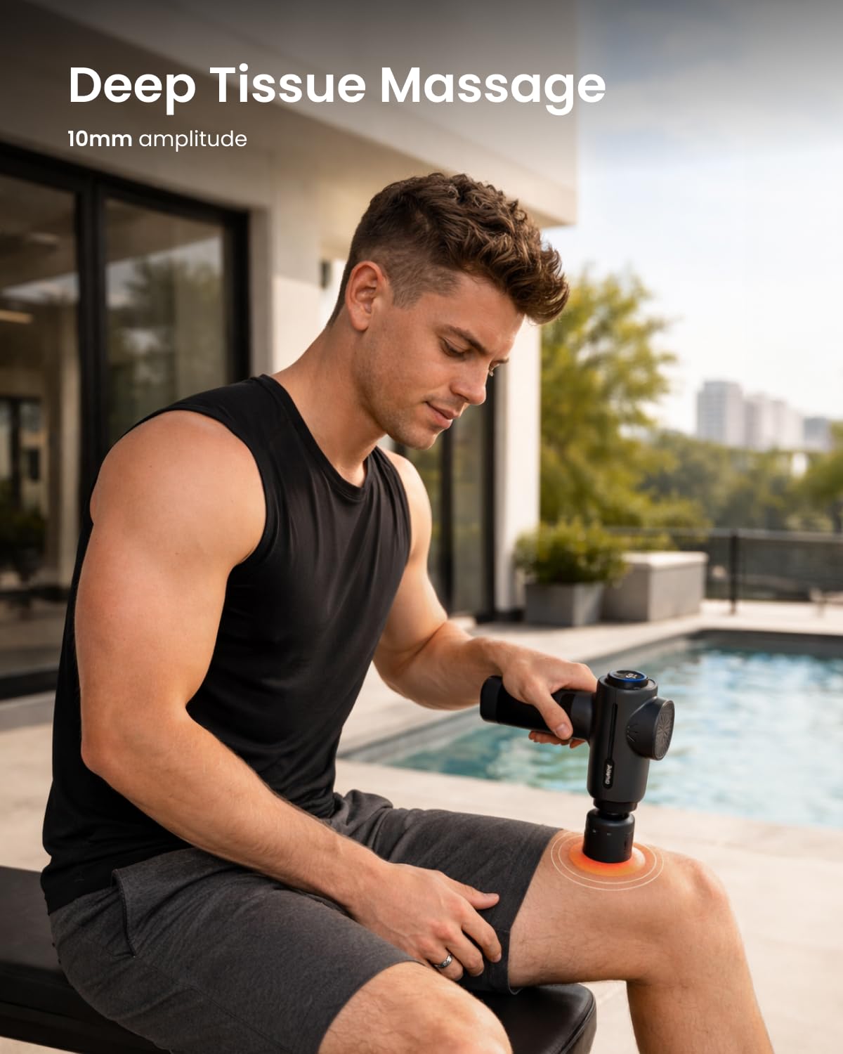 Portable Deep Tissue Massage Gun with Carry Case