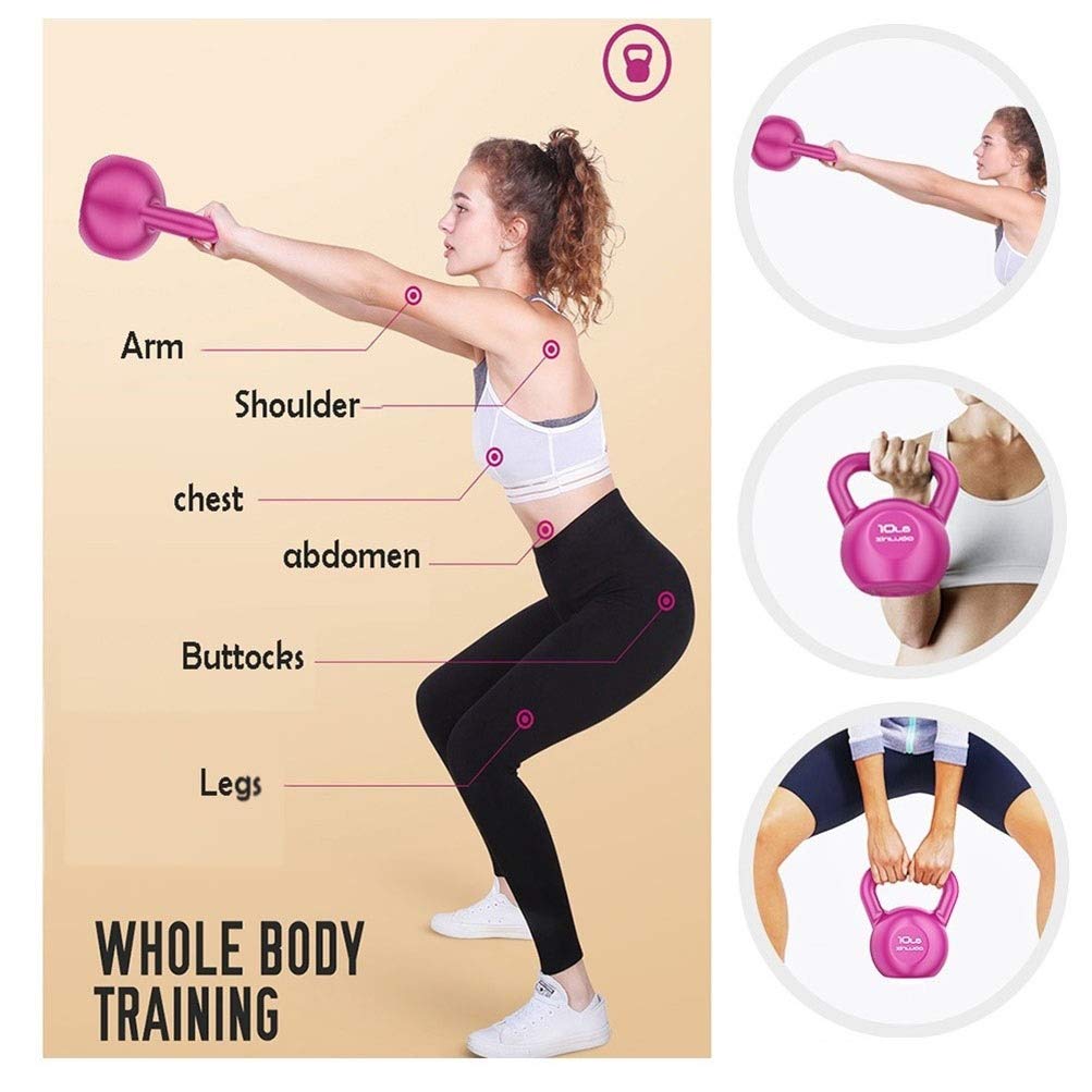 Color Kettlebell for Strength and Weight Training