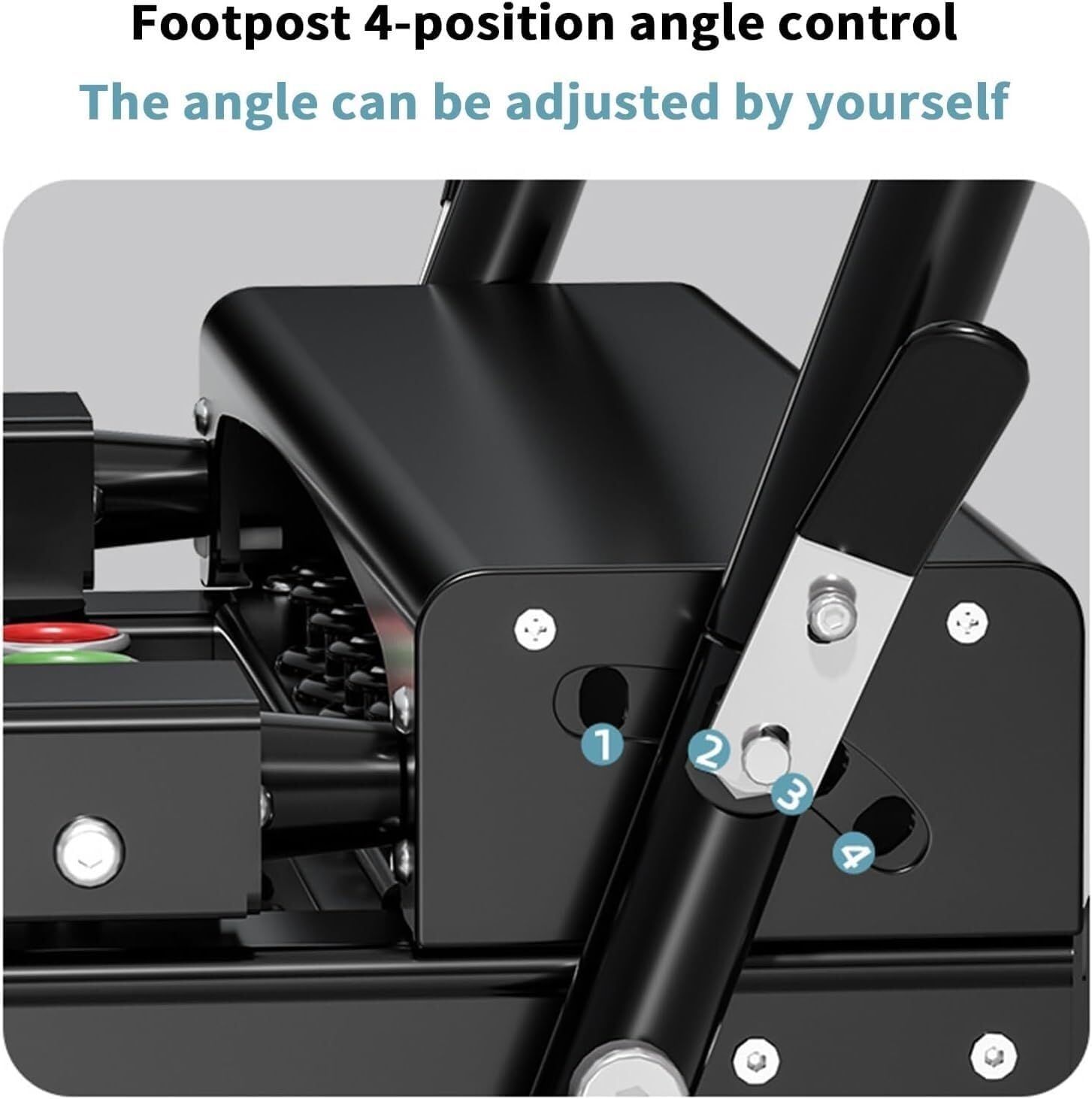 Portable Foldable Pilates Reformer with Adjustable Resistance