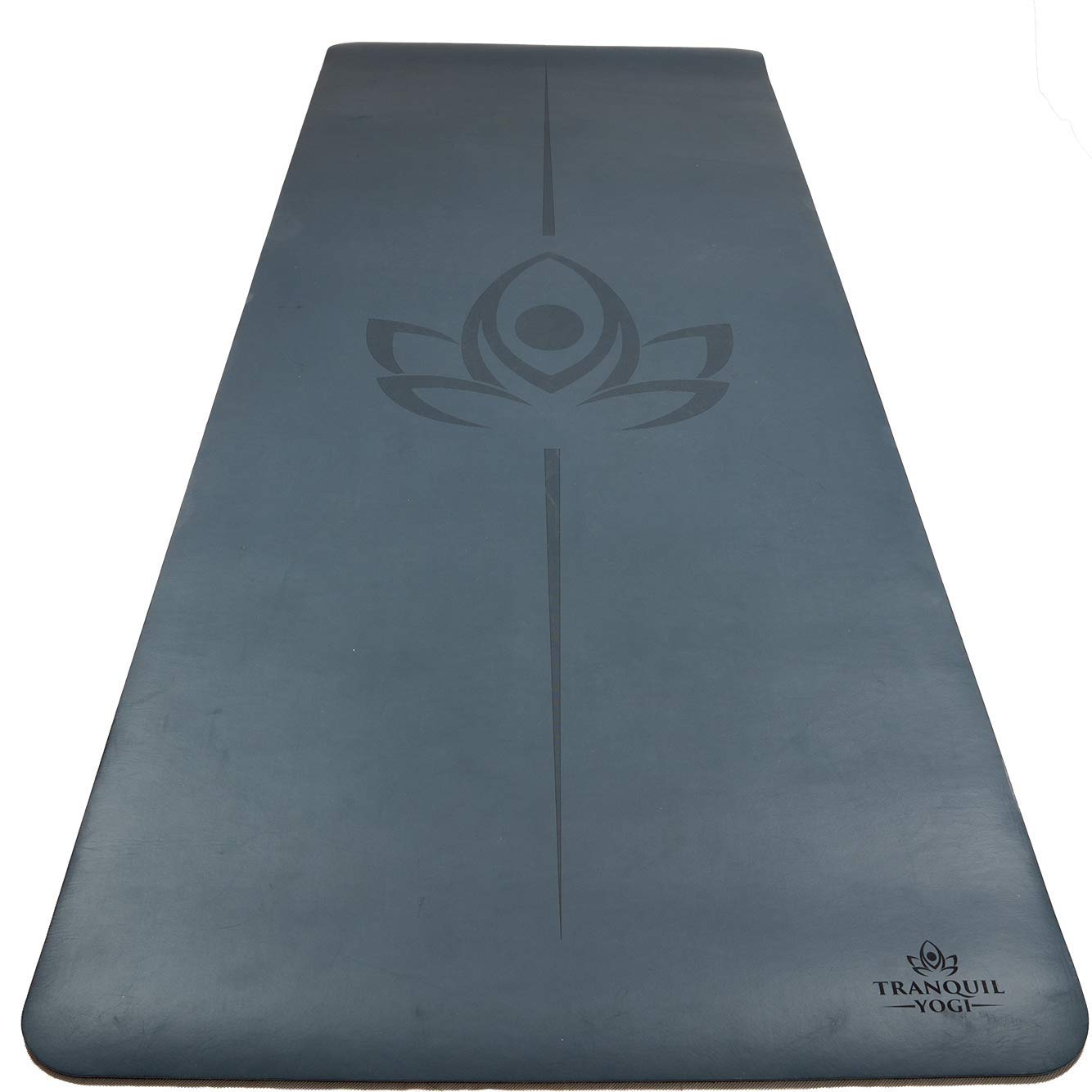 Natural Yoga Exercise Mat with Carry Strap