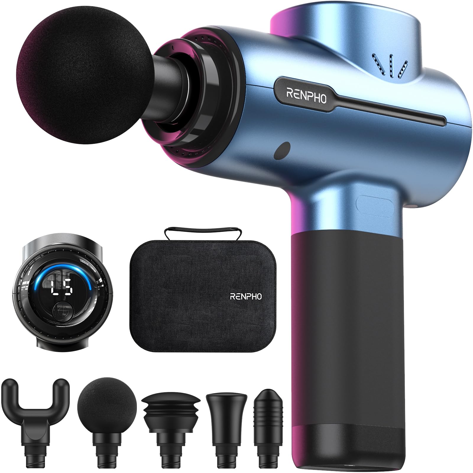 Portable Deep Tissue Massage Gun with Carry Case