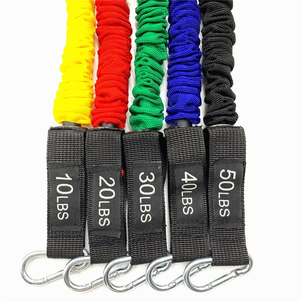 11-Piece Resistance Band Set for Strength Training, 150 lb