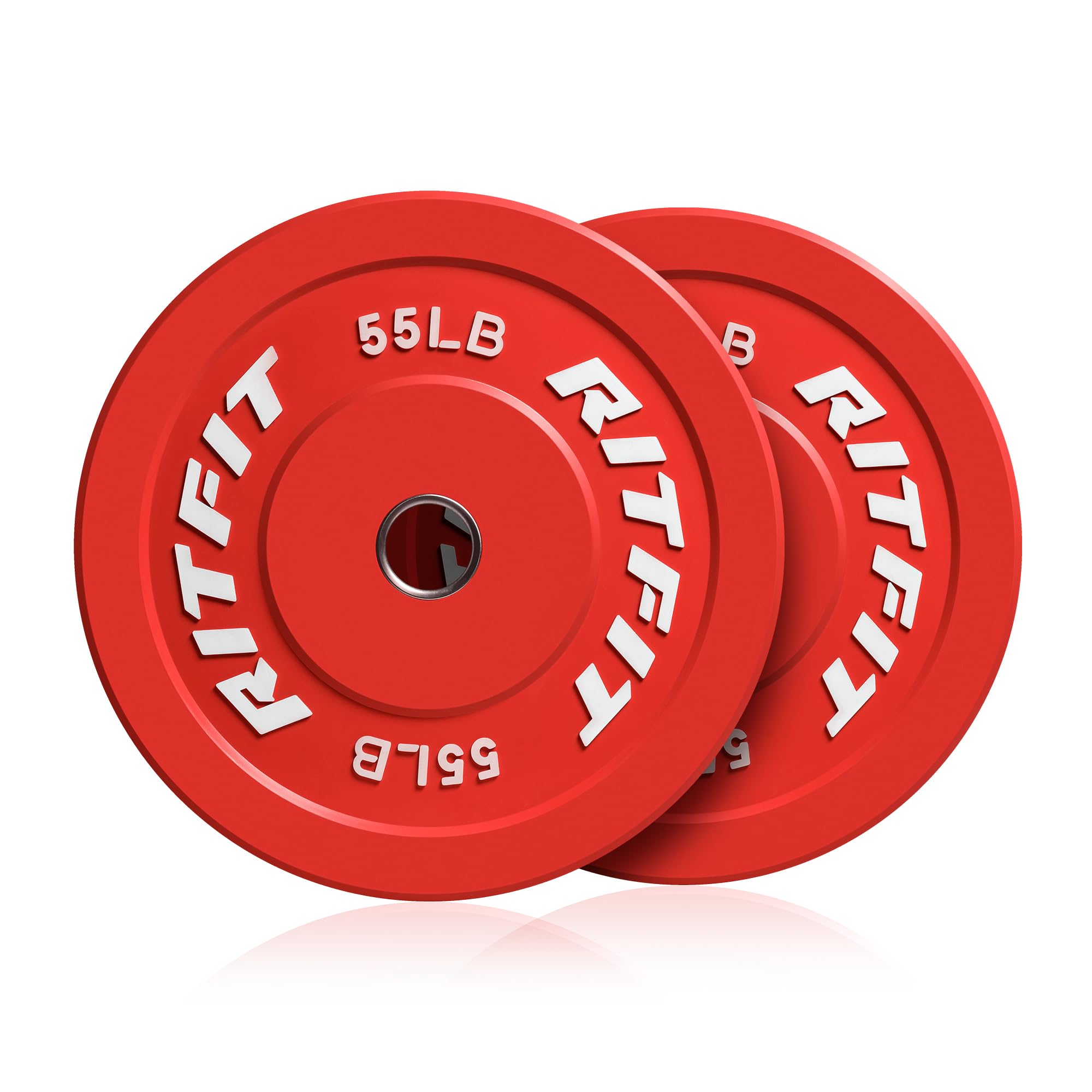 Olympic Rubber Bumper Weight Plate with Steel Insert