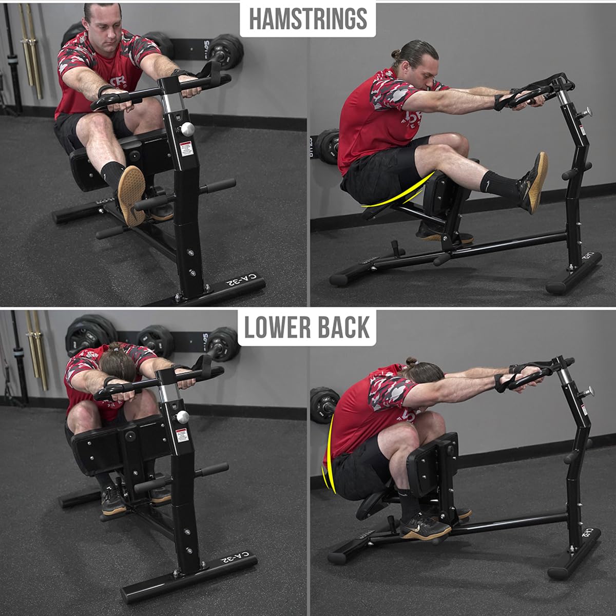 Back and Leg Stretching Machine for Home Gym with Straps