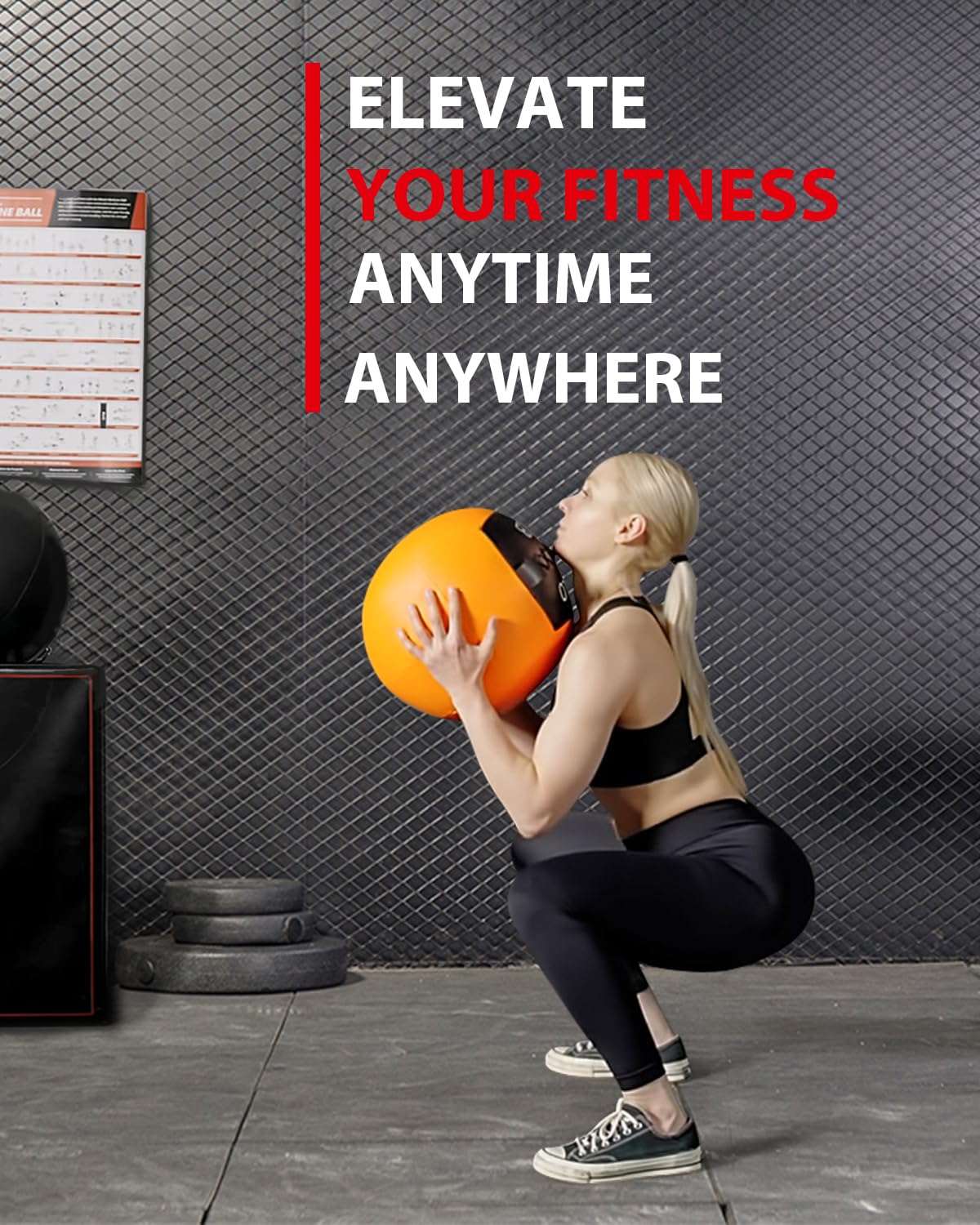 Medicine Ball and Slam Ball Set for Strength Training 10-25lb