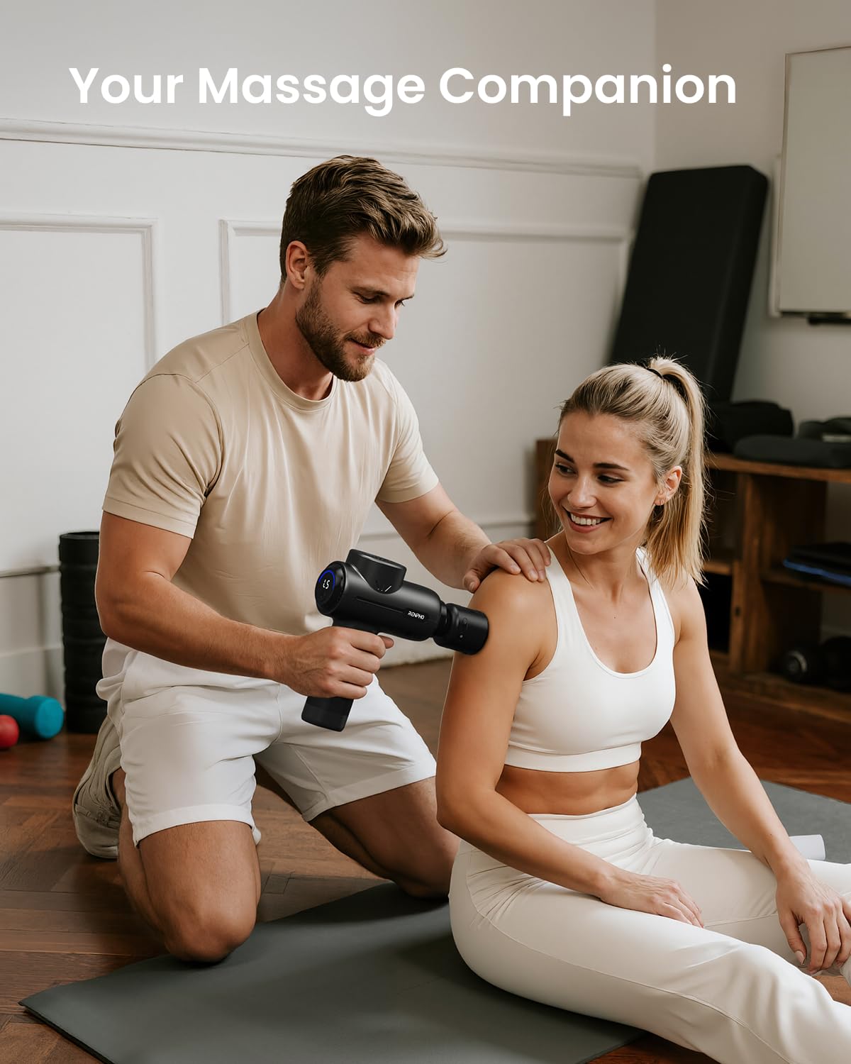 Portable Deep Tissue Massage Gun with Carry Case